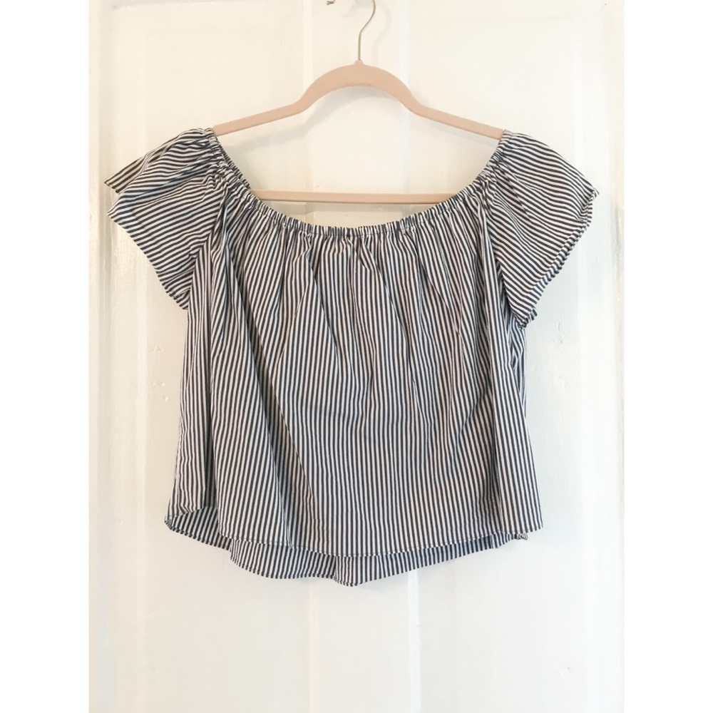 Zara Striped Crop Top